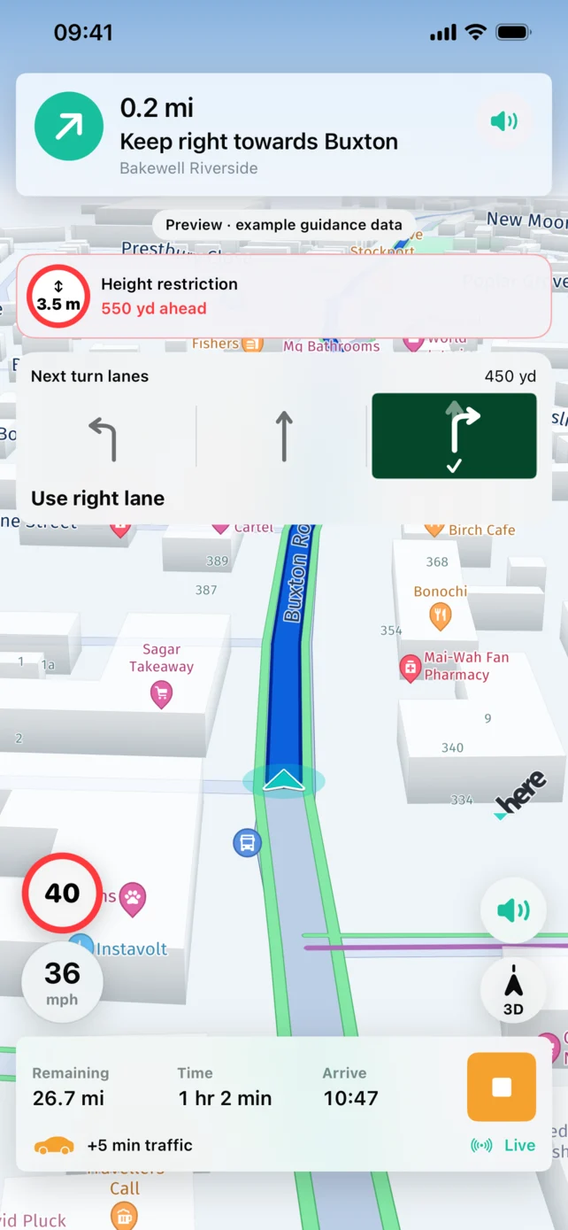 Motorhome & Caravan Sat Nav App | UK Route Planner